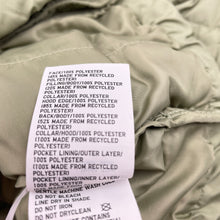 Load image into Gallery viewer, Unisex Uniqlo, green puffer jacket / coat, FUC, size 2,  