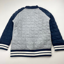 Load image into Gallery viewer, Boys Anko, quilted zip up sweater, light marks on pockets, FUC, size 4,  