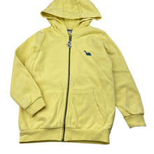 Load image into Gallery viewer, Boys Tu, fleece lined zip hoodie sweater, dinosaur, FUC, size 4-5,  