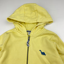 Load image into Gallery viewer, Boys Tu, fleece lined zip hoodie sweater, dinosaur, FUC, size 4-5,  