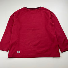 Load image into Gallery viewer, Boys Uniqlo, red marle long sleeve activewear top, FUC, size 5,  