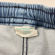 Load image into Gallery viewer, Boys Pantaloons, knit stretch denim pants, elasticated, Inside leg: 49cm, FUC, size 5-6,  