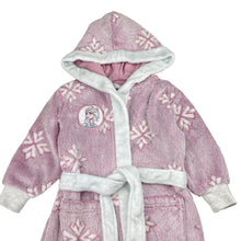 Load image into Gallery viewer, Girls Disney, Frozen Elsa fleece dressing gown / bath robe, FUC, size 3,  