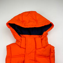 Load image into Gallery viewer, Boys Lily &amp; Dan, fleece lined thick hooded puffer vest, EUC, size 2,  