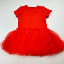 Load image into Gallery viewer, Girls Target, orange tutu romper, light mark on back, FUC, size 0,  