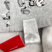 Load image into Gallery viewer, Girls Disney, Mickey Mouse fleece lined hoodie sweater, mark back left cuff, FUC, size 14,  