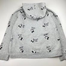 Load image into Gallery viewer, Girls Disney, Mickey Mouse fleece lined hoodie sweater, mark back left cuff, FUC, size 14,  