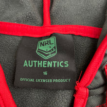 Load image into Gallery viewer, Boys NRL Authentics, St George Dragons fleece lined hoodie sweater, EUC, size 16,  