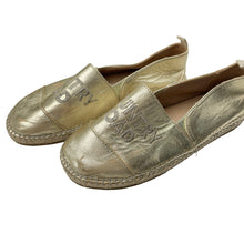 Load image into Gallery viewer, Shoes Country Road, gold leather espadrille shoes, EU 35, GUC, size 2.5,  