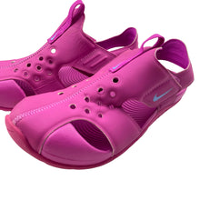 Load image into Gallery viewer, Shoes Nike, pink beach sandals, EU 32, FUC, size 13.5,  