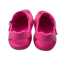 Load image into Gallery viewer, Shoes Crocs, pink croc sandals, scuffs on toes, FUC, size 8,  
