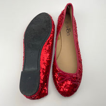Load image into Gallery viewer, Shoes 18 Shoes, red sequin ballet pumps, GUC, size 7-8,  