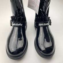Load image into Gallery viewer, Shoes Lelli Kelly, black patent leather boots, never worn, EU 35, EUC, size 2.5,  