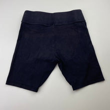 Load image into Gallery viewer, Girls Target, navy bike shorts, elasticated, GUC, size 9,  