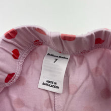 Load image into Gallery viewer, Girls Brilliant Basics, organic cotton blend bike shorts, FUC, size 7,  