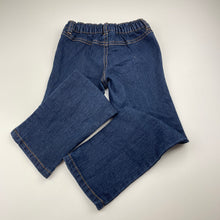 Load image into Gallery viewer, Girls Gymboree, embroidered stretch denim jeans, elasticated, Inside leg: 44.5cm, EUC, size 5,  