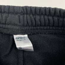 Load image into Gallery viewer, Boys Anko, black fleece lined track pants, Inside leg: 52.5cm, EUC, size 8,  