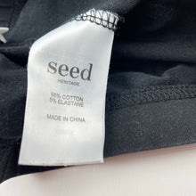 Load image into Gallery viewer, Girls Seed, black stretchy leggings, Inside leg: 43cm, GUC, size 5,  