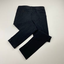 Load image into Gallery viewer, Girls Seed, black stretchy leggings, Inside leg: 43cm, GUC, size 5,  