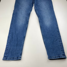 Load image into Gallery viewer, Boys Target, slim fit stretch denim jeans, elasticated, Inside leg: 71cm, GUC, size 14,  