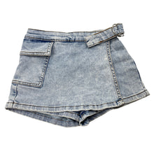 Load image into Gallery viewer, Girls Breakers, stretch denim shorts / skort, adjustable, FUC, size 5,  