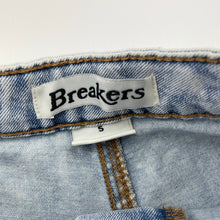 Load image into Gallery viewer, Girls Breakers, stretch denim shorts / skort, adjustable, FUC, size 5,  