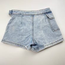 Load image into Gallery viewer, Girls Breakers, stretch denim shorts / skort, adjustable, FUC, size 5,  