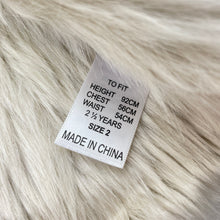 Load image into Gallery viewer, Girls Kardashian Kids, faux fur lined, faux suede vest, EUC, size 2,  