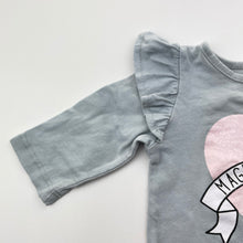 Load image into Gallery viewer, Girls Baby Berry, cotton long sleeve top, GUC, size 000,  