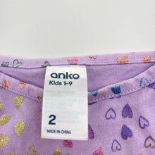 Load image into Gallery viewer, Girls Anko, cotton casual summer dress, FUC, size 2, L: 48cm