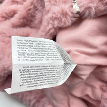 Load image into Gallery viewer, Girls F&amp;F, lined faux fur jacket / coat, EUC, size 3-4,  