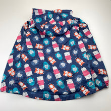 Load image into Gallery viewer, Girls H&amp;T, fleece lined spray jacket / coat, FUC, size 7,  