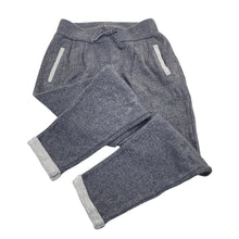 Load image into Gallery viewer, Girls Milkshake, grey &amp; silver track pants, elasticated, Inside leg: 51cm, small mark left knee, FUC, size 6,  