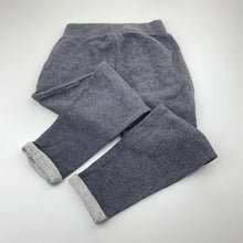 Load image into Gallery viewer, Girls Milkshake, grey &amp; silver track pants, elasticated, Inside leg: 51cm, small mark left knee, FUC, size 6,  