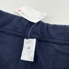 Load image into Gallery viewer, Girls Target, navy fleece lined track pants, Inside leg: 65.5cm, NEW, size 12,  