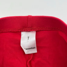 Load image into Gallery viewer, Girls Target, stretchy cropped leggings, Inside leg: 43cm, GUC, size 7,  