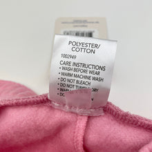 Load image into Gallery viewer, Girls B Collection, pink fleece lined track pants, Inside leg: 51cm, NEW, size 7,  