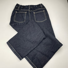 Load image into Gallery viewer, Boys Feed Back, dark denim jeans, adjustable, Inside leg: 57.5cm, GUC, size 10,  