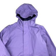 Load image into Gallery viewer, Girls Lily &amp; Dan, purple waterproof jacket / coat, small marks , FUC, size 10,  