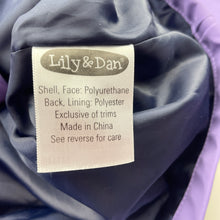 Load image into Gallery viewer, Girls Lily &amp; Dan, purple waterproof jacket / coat, small marks , FUC, size 10,  