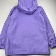 Load image into Gallery viewer, Girls Lily &amp; Dan, purple waterproof jacket / coat, small marks , FUC, size 10,  
