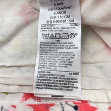 Load image into Gallery viewer, Girls GAP, lined cotton long sleeve top, FUC, size 5,  