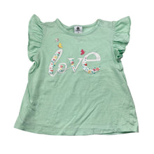 Load image into Gallery viewer, Girls Dymples, green cotton tee / top, GUC, size 2,  