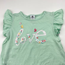 Load image into Gallery viewer, Girls Dymples, green cotton tee / top, GUC, size 2,  