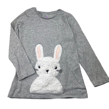 Load image into Gallery viewer, Girls Cotton On, cotton long sleeve tee / top, rabbit, GUC, size 6,  