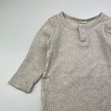 Load image into Gallery viewer, Unisex Baby Berry, ribbed organic cotton bodysuit / romper, FUC, size 0,  