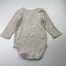 Load image into Gallery viewer, Unisex Baby Berry, ribbed organic cotton bodysuit / romper, FUC, size 0,  