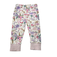 Load image into Gallery viewer, Girls Baby Berry, cotton pyjama bottoms / pants, rabbits, FUC, size 2,  