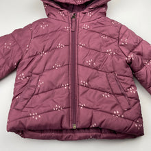 Load image into Gallery viewer, Girls Anko, hooded puffer jacket / coat, FUC, size 2,  