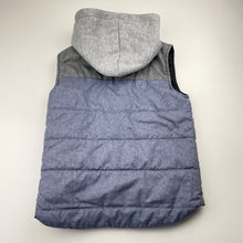Load image into Gallery viewer, Boys H&amp;T, hooded puffer vest / sleeveless jacket, GUC, size 5,  
